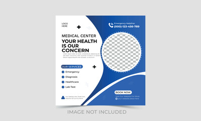 Medical Health Social Media Design 