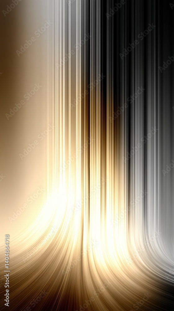 Poster elegant layers of ivory and pale gold harmonizing in a tranquil abstract composition