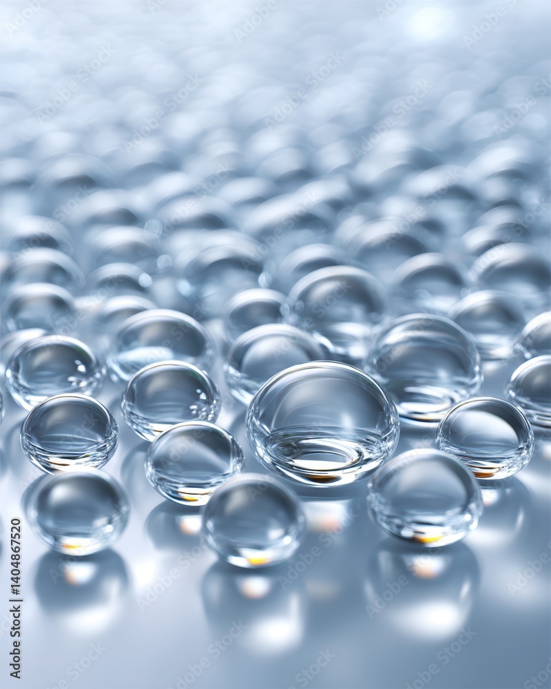 Aufkleber bubble wrap popped and spilled, creating a sparkling cascade of bubbles under sunlight