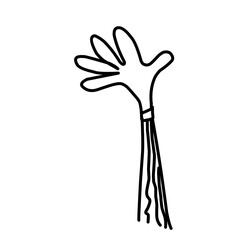 Vector illustration of hands with various gestures