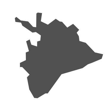  koppal district gray vector map map 