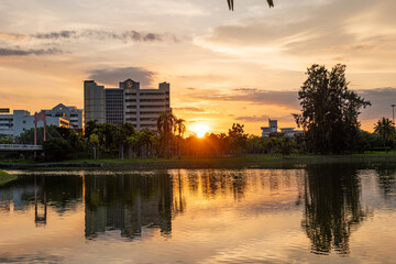Udon Thani, Thailand - 07.22.2023 - Nong Prajak Park