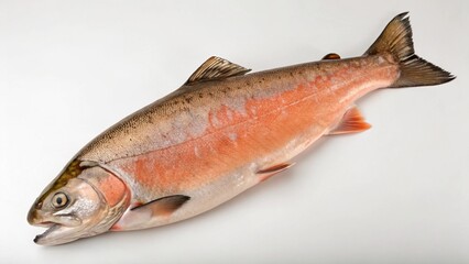 Arctic Char on studio background
