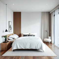 modern luxury bedroom interior