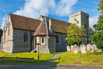 St Mary's Church, London Road, Kings Worthy, City of Winchester District, Hampshire, England