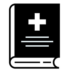 Obraz premium Medical book icon 
