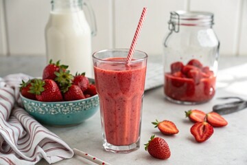Strawberry smoothie