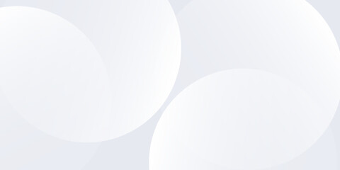 Modern white background with grey circle lines. Digital future technology concept abstract modern simple