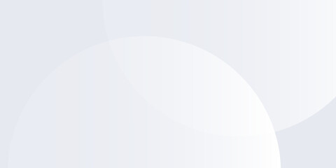 Modern white background with grey circle lines. Digital future technology concept abstract