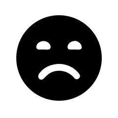 Obraz premium emoji sad icon vector illustration