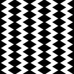 black and white seamless pattern Zigzag tile decoration fabric pattern vector illustration 