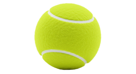 Isolated Tennis Ball