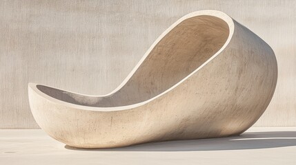 Abstract Concrete Sculpture