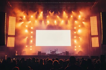 High Resolution Image of Song Festival Advertising Mockup Design