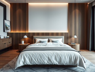 modern luxury bedroom interior