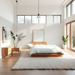 modern luxury bedroom interior