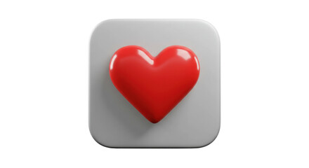 Isolated Heart App Icon