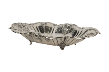 hand drawn illustration of an ancient greek god Reed & Barton Vintage Large American Silver Francis I Vegetable Bowls 