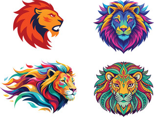 A photorealistic image of a majestic male lion with a thick, golden mane, standing confidently on a rugged, weathered cliff overlooking a vast, golden savanna stretching towards the horizon.