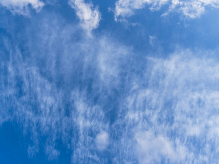 春の山から 青空と雲118