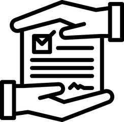 agreement Illustration on a white background   