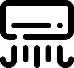 air conditioner Illustration on a white background     