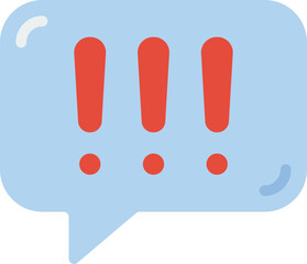 alert Illustration on a white background   