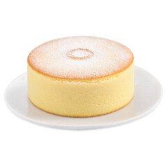 Obraz premium Pao de Lo - A traditional Portuguese sponge cake that is light, airy, and moist, often served plain or