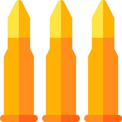 bullets Illustration on a white background  