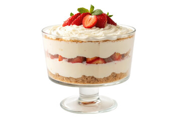 cheesecake with strawberries