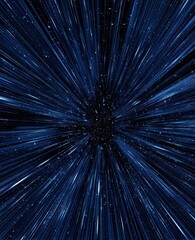 Obraz premium Abstract view of a Starfield with lines