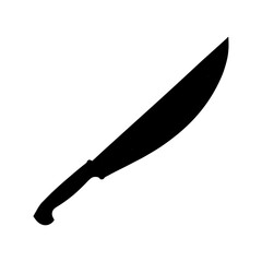 Machete Silhouette vector illustration