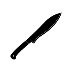 Machete Silhouette vector illustration