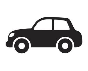 Fototapeta premium Simple car on a white surface, vehicle, transportation, car model, minimalist design, automotive, clean lines