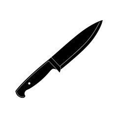 Knife Silhouette vector illustration