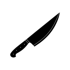 Knife Silhouette vector illustration