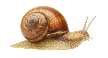Isolated Snail