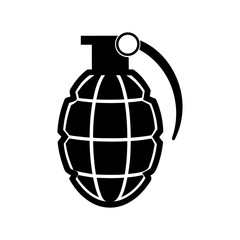 Grenade Silhouette vector illustration