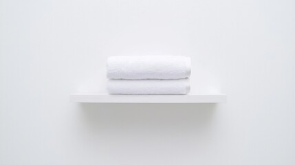 Towels on a Shelf