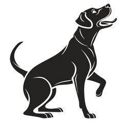 vector illustration of a dog