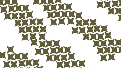 a collection of shapes that are arranged irregularly and create an art.