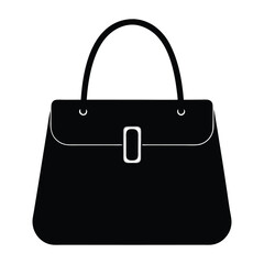 female handbag isolated on white