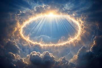 Ascension day cloudscape