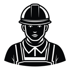 construction worker with helmet