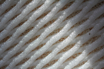 White fruit foam net wrapping for protect fruits