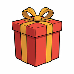 gift box simple design vector
