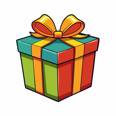gift box simple design vector