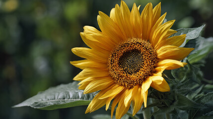Fototapeta premium Sun kissed and radiant Sunflower
