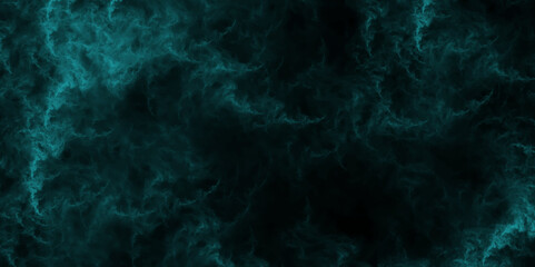 Black and teal pastel smoke abstract beautiful Background. Watercolor 5ea green grunge abstract painting stylist charming modern texture. Seamless Blue deep sea grunge texture vintage background.
