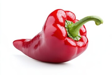 Vibrant red bell pepper